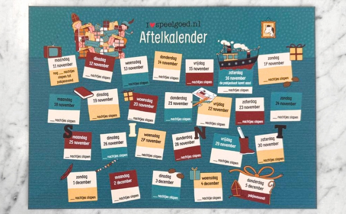 Sinterklaas aftelkalender