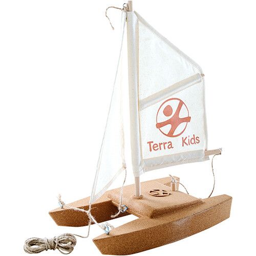 Te veel plezier Grazen haba terra kids bouwpakket kurken catamaran | ilovespeelgoed.nl