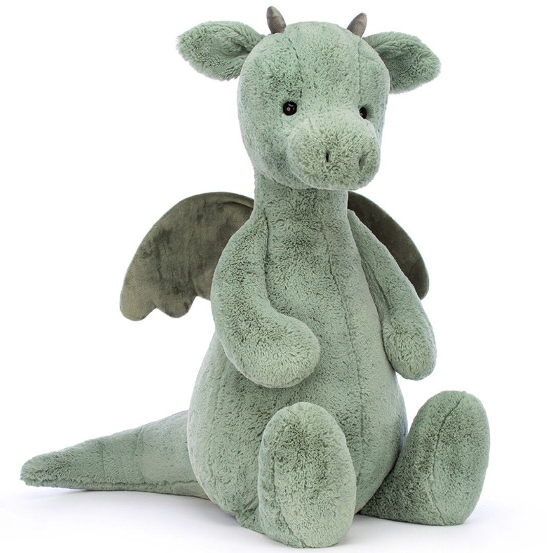 jellycat knuffeldraak bashful dragon 108 cm ilovespeelgoed
