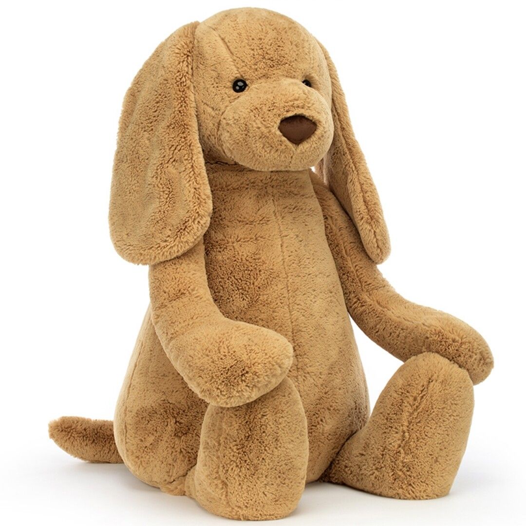 jellycat knuffelhond bashful toffee 108 cm ilovespeelgoed