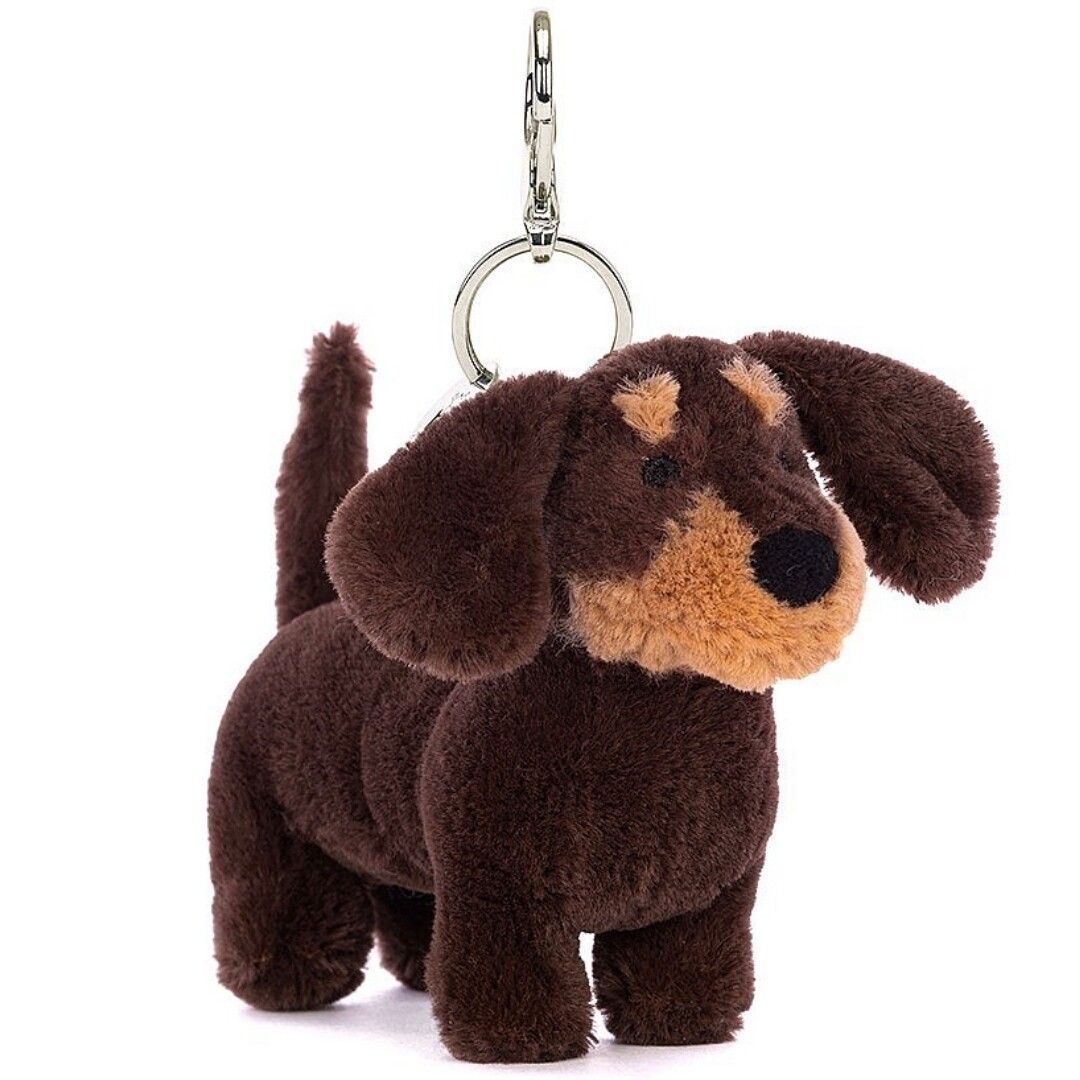 jellycat sleutelhanger teckel 11 cm ilovespeelgoed