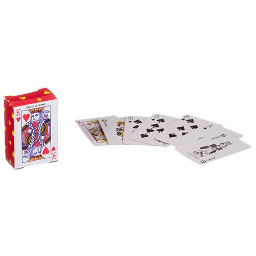 mengen mei Kruis aan mini kaartspel - 4 cm | ilovespeelgoed.nl