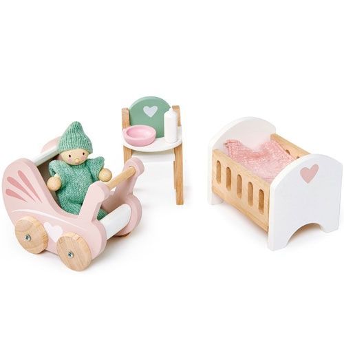 tender leaf toys poppenhuis babykamer | ilovespeelgoed.nl