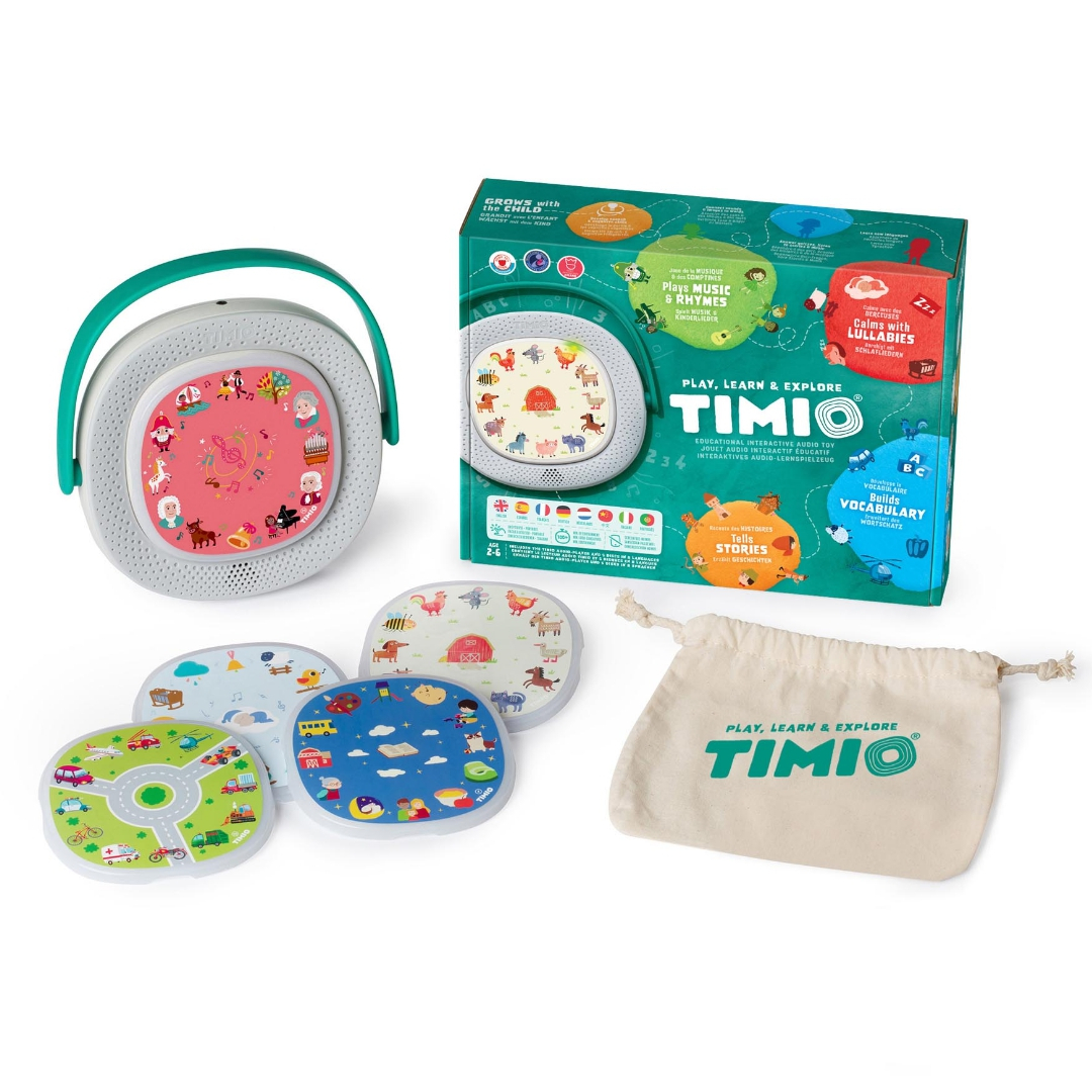 timio audio- & muziekspeler met 5 cd's