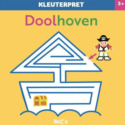 leiderschap Kiwi Slot uitgeverij ballon puzzelboek kleuterpret - doolhoven | ilovespeelgoed.nl