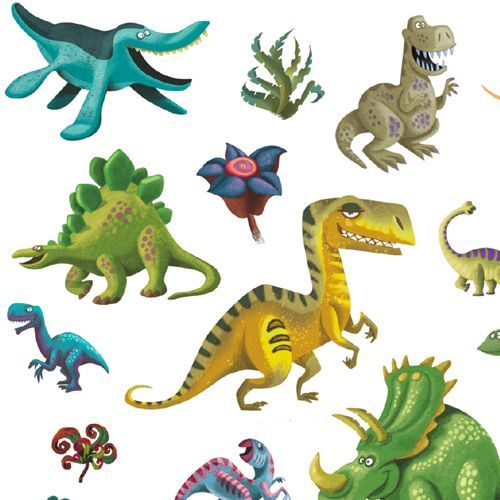 djeco stickers dinosaurussen - 160st