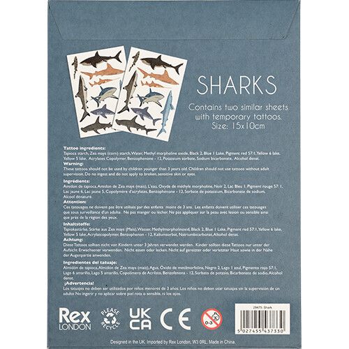 rex london tattoos sharks