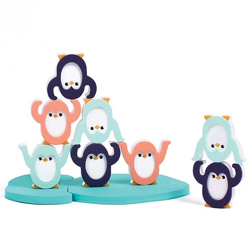 ludi stapelspel en badspeeltjes acrobatische pinguïns