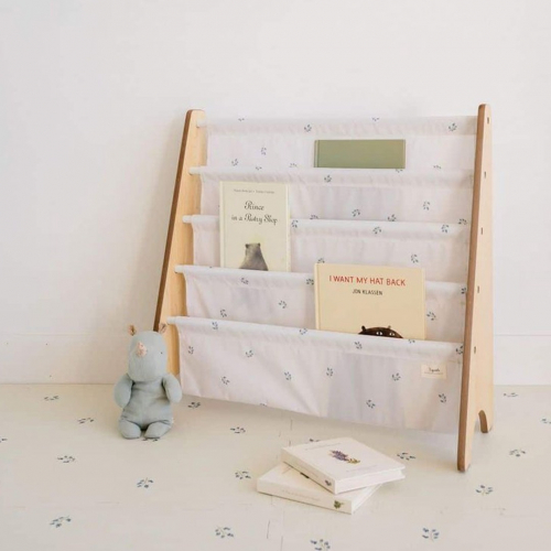 3 sprouts kinderboekenrek blueberry ivory 