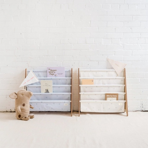3 sprouts kinderboekenrek blueberry ivory 