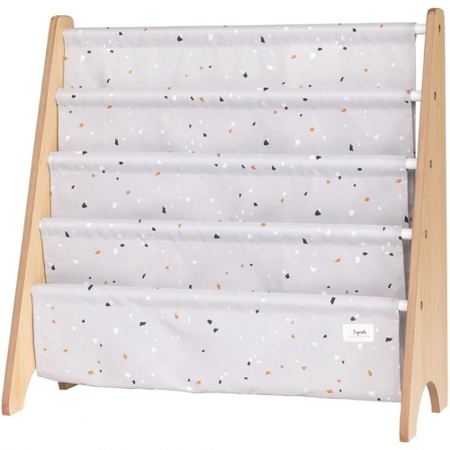 3 sprouts kinderboekenrek terrazzo light grey