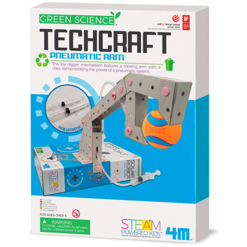 4m set de construction green science - bras pneumatique 