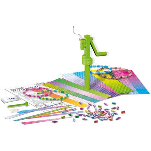 4m knutselset green creativity - papieren kralenketting 