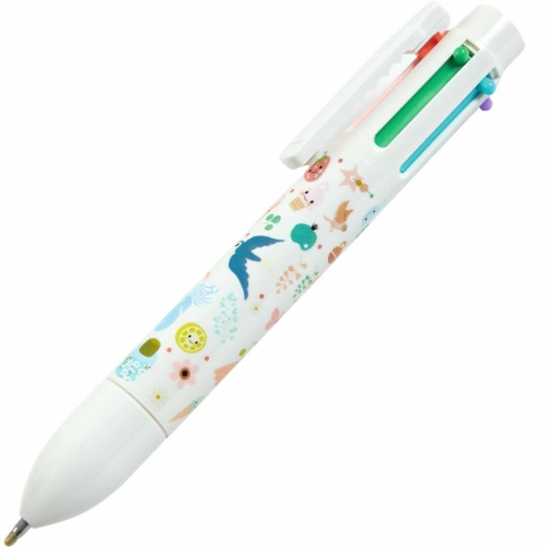 djeco stylo à bille de couleur 6-en-1 tinou