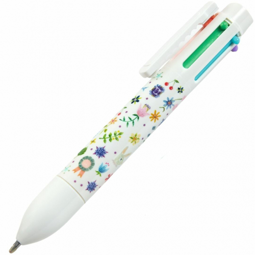 djeco stylo à bille de couleur 6-en-1 aïko