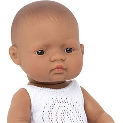 miniland babypop latin met ondergoed jongen - 32 cm