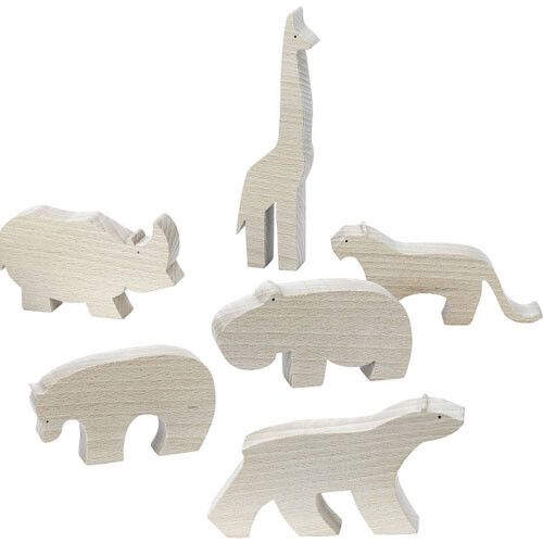 vilac speelfiguur pompon neushoorn