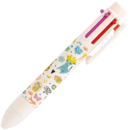 djeco stylo de couleur 6-en-1 lucille