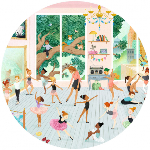 djeco observatiepuzzel de dansschool - 100st