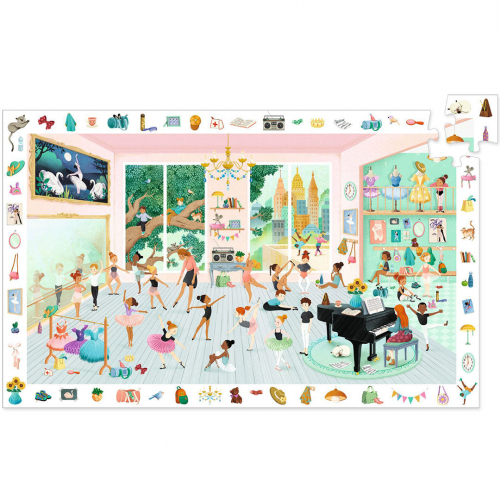 djeco observatiepuzzel de dansschool - 100st