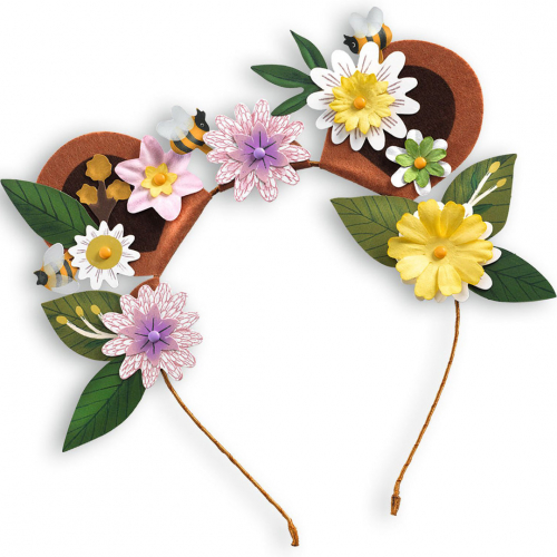 djeco knutselset diy diadeem - flower friends