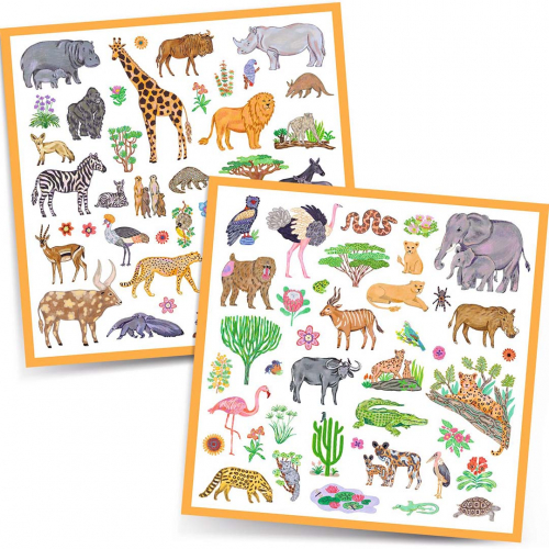 djeco stickers kenya - 160st