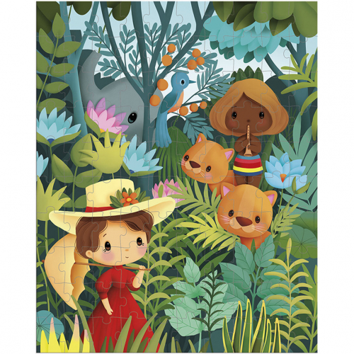 janod puzzel rousseau-inspired - 100st