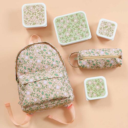 a little lovely company lunchbox set - blossom - 4st