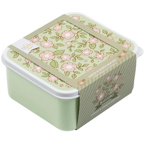 a little lovely company lunchbox set - blossom - 4st