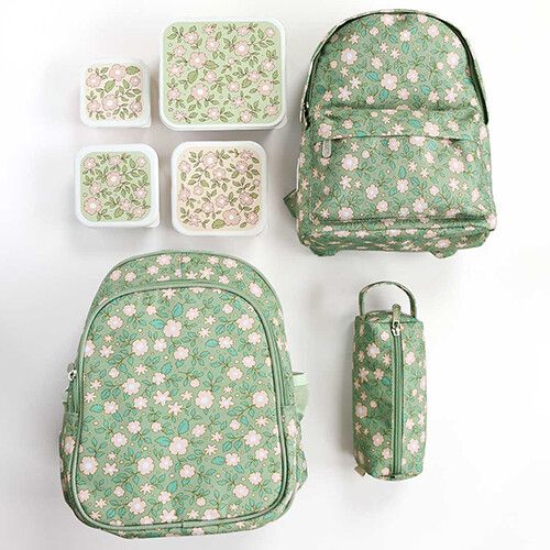 a little lovely company lunchbox set - blossom - 4st