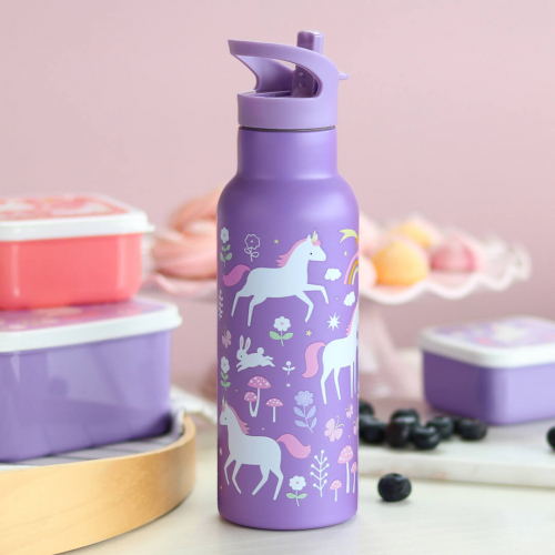 a little lovely company rvs drinkfles unicorn dreams - 500 ml