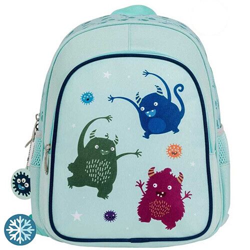 a little lovely company rugzak met koelvak - monsters - 32 cm