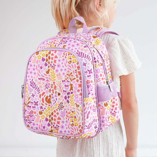 a little lovely company kinderrugzak bloementuin - 32 cm