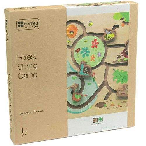 andreu toys puzzle coulissant forêt