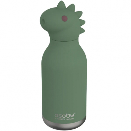 asobu rvs drinkfles bestie - dinosaurus - 460 ml