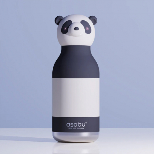 asobu rvs drinkfles bestie - panda - 460 ml