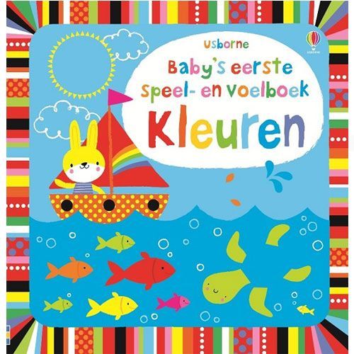 uitgeverij usborne baby's eerste speel- en voelboek kleuren