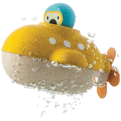 plan toys badspeelgoed onderzeeër geel 