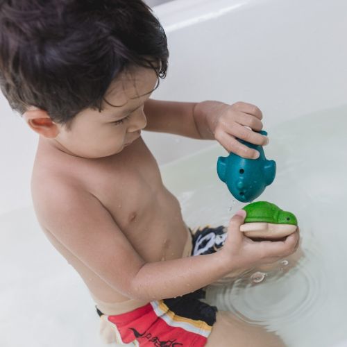 plan toys badspeelgoed zeedieren - 4st 