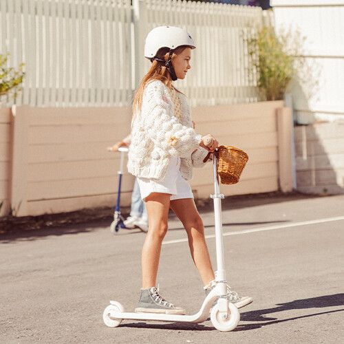 banwood trottinette enfant maxi blanc