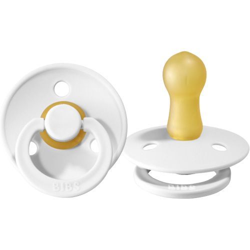 bibs fopspeen white - 6-18 mnd