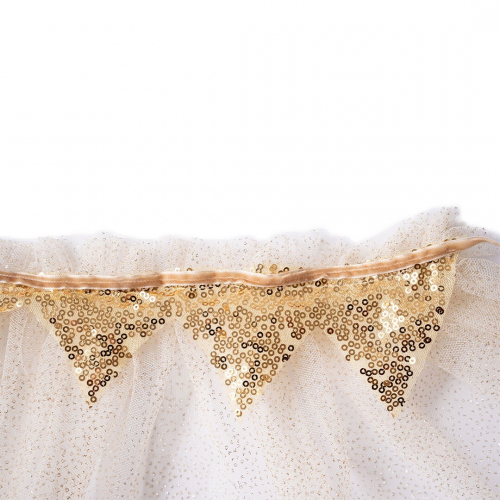 billy love audrey verkleedcape magical - sparkling gold 