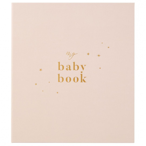 blush and gold invulboek my baby book - blush