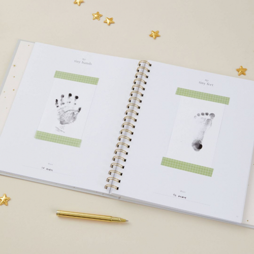 blush and gold invulboek my baby book - misty