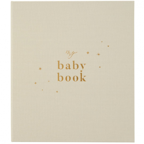blush and gold invulboek my baby book - pearl