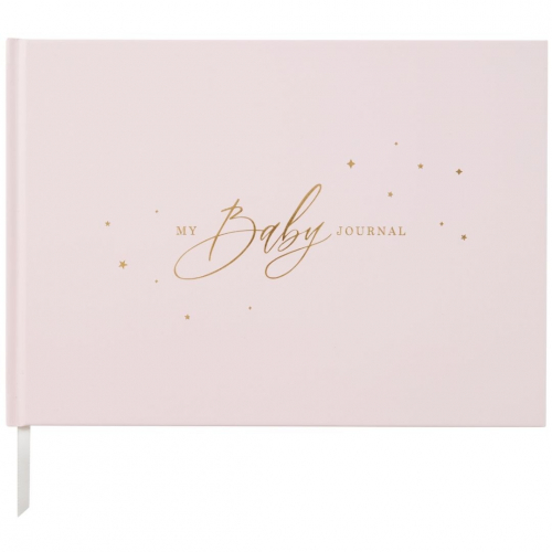 blush and gold invulboek my baby journal - blush 