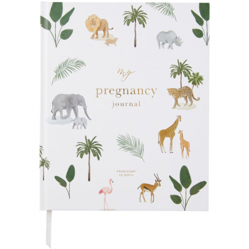 blush and gold invulboek my pregnancy journal - jungle