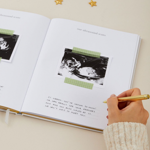 blush and gold invulboek my pregnancy journal - jungle