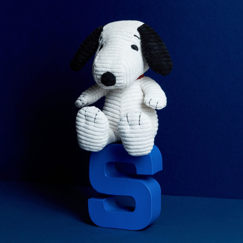 bon ton toys knuffelhond snoopy corduroy - 19 cm