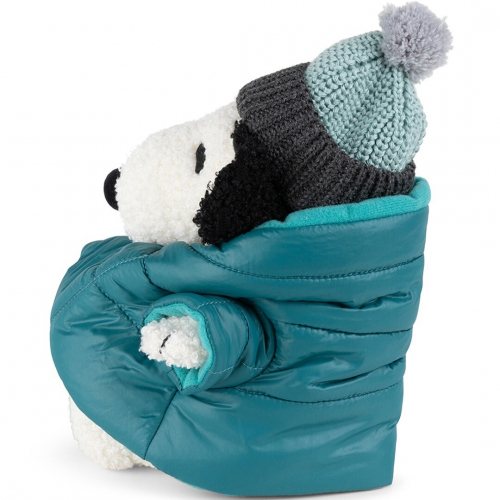 bon ton toys knuffelhond snoopy met jas - 20 cm